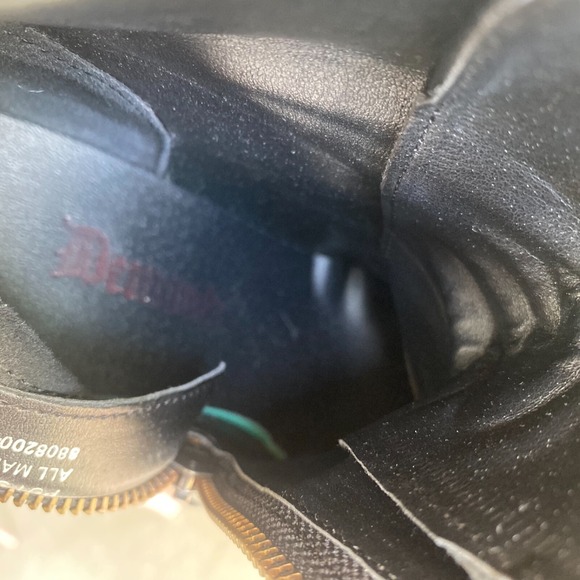 Poison 101 Demonia Boots Women 6 Black Goth Punk Studs Spikes Side Zip Lace Up - Picture 13 of 16